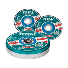 KIT X 10 DISCO CORTE METAL 4 1/2» X 1.2MM – TOTAL