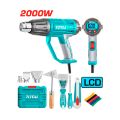 PISTOLA DE CALOR 2000W PANEL DIGITAL TB20056 TOTAL