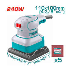 LIJADORA ORBITAL 240W 14000RPM 110X100MM TOTAL – TF2241108