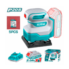LIJADORA ORBITAL 20V 1200RPM 110X100MM – TSHSLI20141