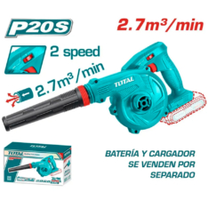 SOPLADORA LI-ION 20V 2.7M3/MIN 18000/ MIN P20S