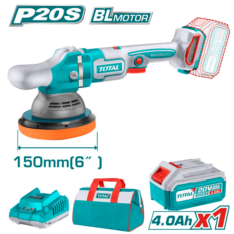 PULIDORA ANGULAR 20V 150MM(6’’) 2000- 45000RPM BRUSHLESS 1X4.0AH MALETIN LONA INDUSTRIAL