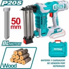 CLAVADORA 20V F15-F50 CAP:105PCS +1000 CLAVOS BRUSHLESS MALETIN INDUSTRIAL
