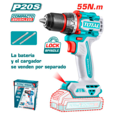TALADRO 20V 55NM 13MM 22+1 COMPACTO BRUSHLESS INDUSTRIAL