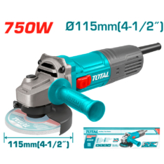 ESMERIL ANGULAR 4.5’’ 115mm M14 750W INDUSTRIAL
