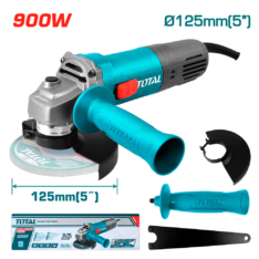 ESMERIL ANGULAR 05’’ 125mm 900W M14 12000RPM MANGO CORTO INDUSTRIAL