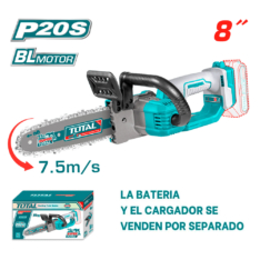 SIERRA DE CADENA LI-ION 20V 8’’ 20CM 7.5M/S + ACC
