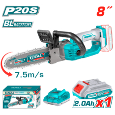 SIERRA DE CADENA LI-ION 20V 8’’ 20CM 7.5M/S + ACC