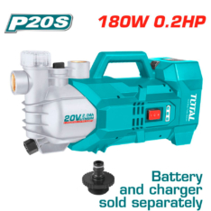BOMBA DE AGUA LI-ION 20V 0.2HP 47L/MIN