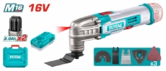 MULTI-HERRAMIENTA 16V 20000RPM OSC:3.2 + ACCESORIOS 2X2.0 MALETIN INDUSTRIAL