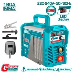 SOLDADORA INVERTER MMA 15-160A LED E:1.6-4.0 160A@45%
