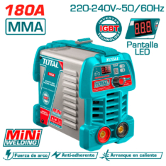 SOLDADORA INV-MINI MMA 15-180A LCD E:1.6-4.0 180A@30%