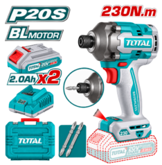 ATORNILLADOR DE IMPACTO 20V BRUSHLESS, 230NM – TOTAL