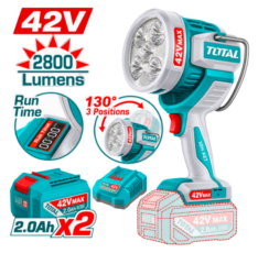 LINTERNA 2800 LÚMENES 42V – TOTAL