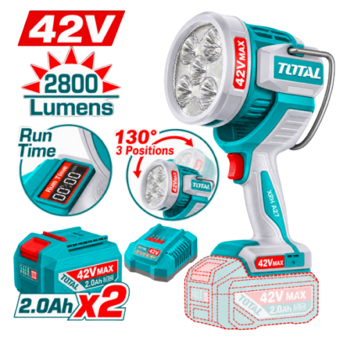 LINTERNA 2800 LÚMENES 42V