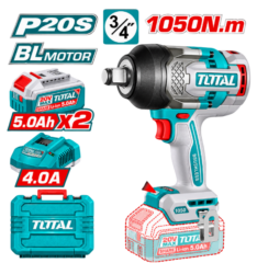 LLAVE DE IMPACTO 3/4″ 20V BRUSHLESS 1050N. m. – TOTAL