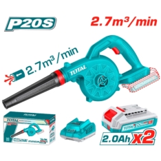 SOPLADORA 20V LIVIANA, MÁS 2 BATERÍAS Y CARGADOR- TOTAL