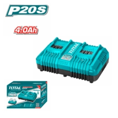 CARGADOR CON DOBLE ENTRADA 20V 4,0A INDUSTRIAL- TOTAL