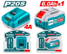 KIT DE CARGADOR + 01 BATERÍA 6AMP- TOTAL