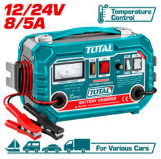 CARGADOR DE BATERÍAS DE AUTO 12V/24V – TOTAL