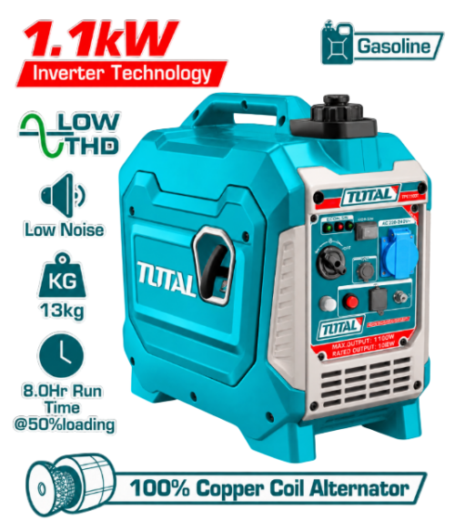 GENERADOR DE LUZ SILENCIOSO 1100W
