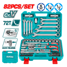 JGO X 82PCS DADOS 1/2″ + 1/4″ – TOTAL