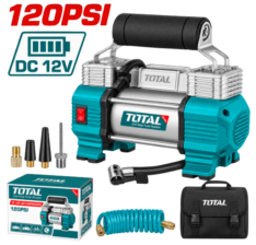MINI COMPRESORA PARA AUTO 12V 120PSI – TOTAL