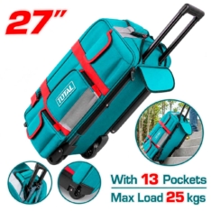MALETÍN PORTA HERRAMIENTAS 27″ CON RUEDAS – TOTAL
