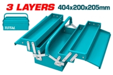 CAJA DE HERRAMIENTAS TIPO ACORDEÓN 40CM – TOTAL