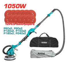 LIJADORA DE PARED Y PISO 1050W INDUSTRIAL 600-2600RPM 165CM  – TOTAL